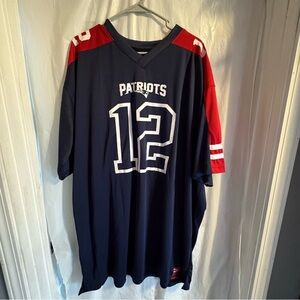 Majestic New England Patriots Jersey Tom Brady 3XT Big & Tall NFL Football NWT